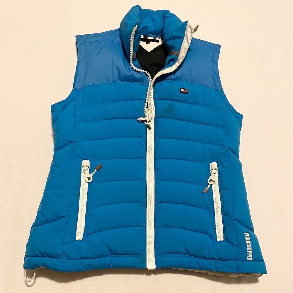Tommy Hilfiger Ski Vest Womans Size Small Goretex Sample Stains